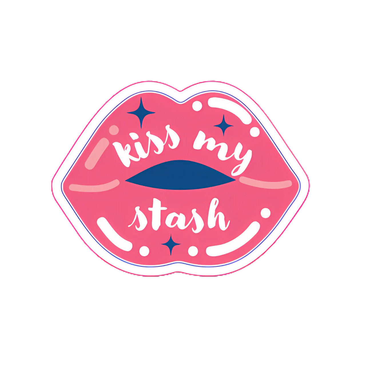 Kiss My Stash Sticker by Heather Valentine