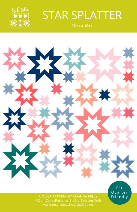 Star Splatter Quilt Pattern