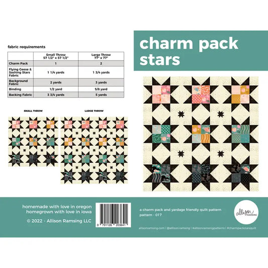 Charm Pack Stars by Allison Ramsing