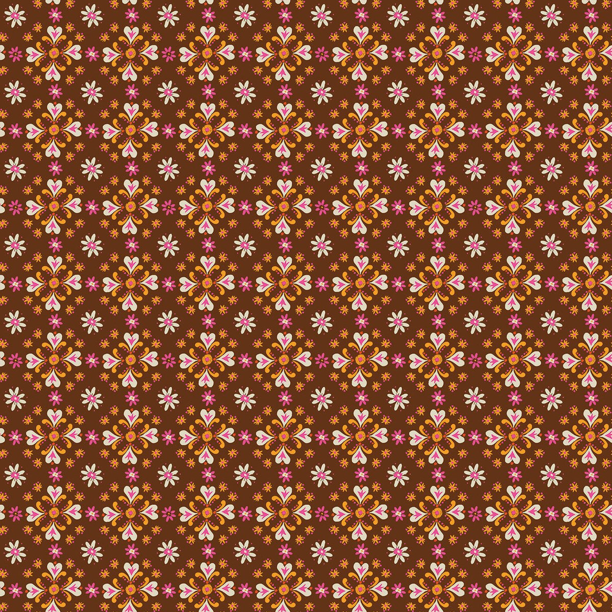 Fine Folk-Folk Foulard Pecan
