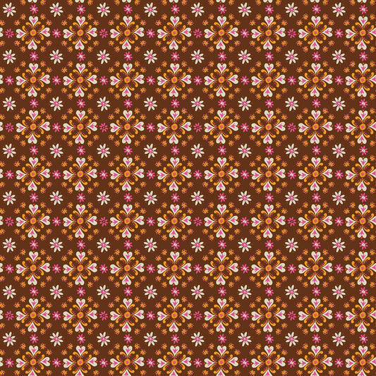 Fine Folk-Folk Foulard Pecan