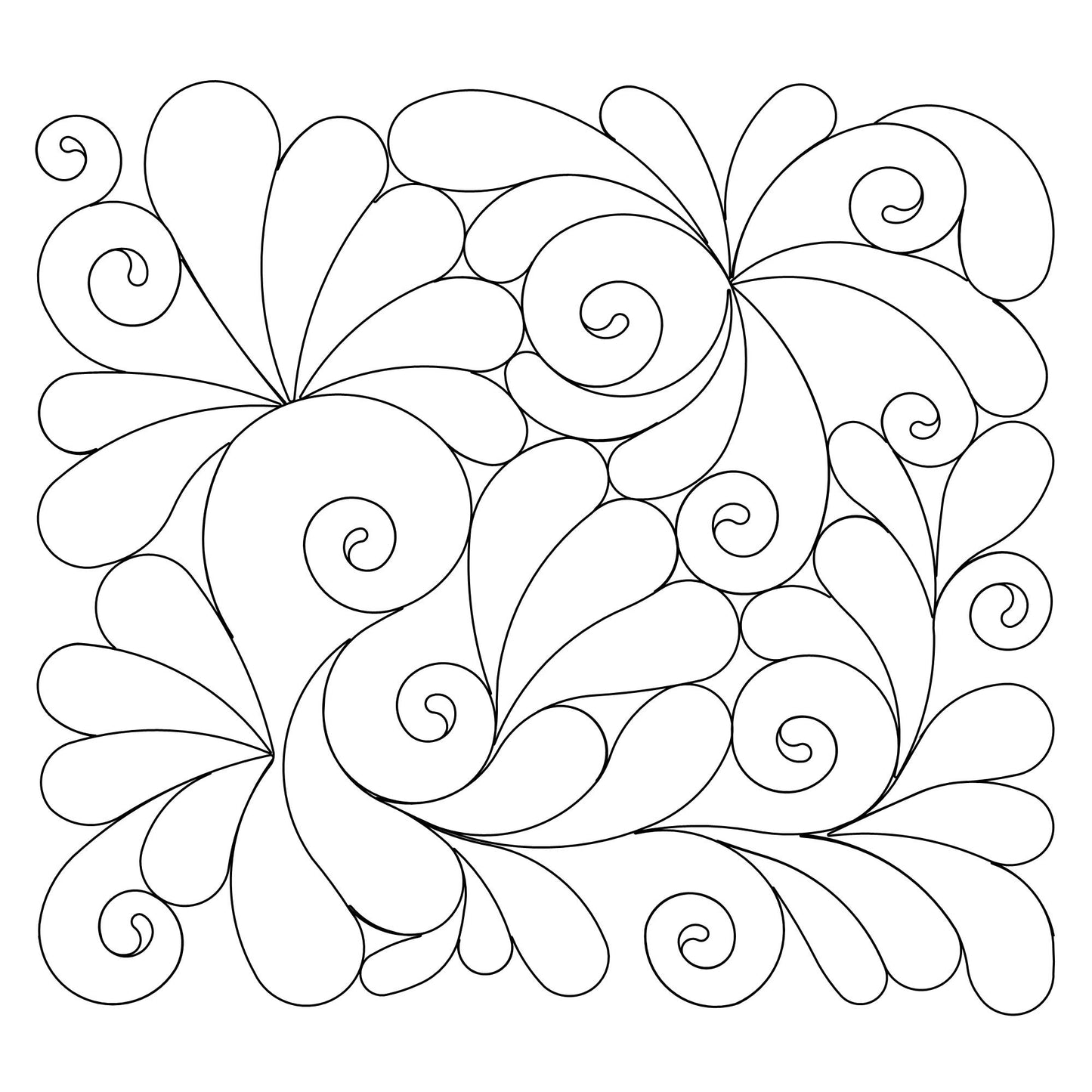 Feathered Swirls