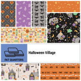 Halloween Village Fat Quarter Bundle (10 pcs)